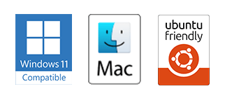 Compatible con Windows, Mac y Linux